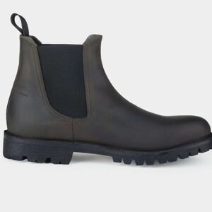 Gardenheir CALFSKIN WATERPROOF CHELSEA BOOT IN BARK 35